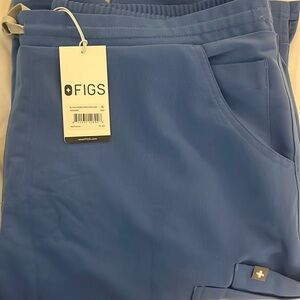 Figs Yola Skinny Pants- Ceil Blue